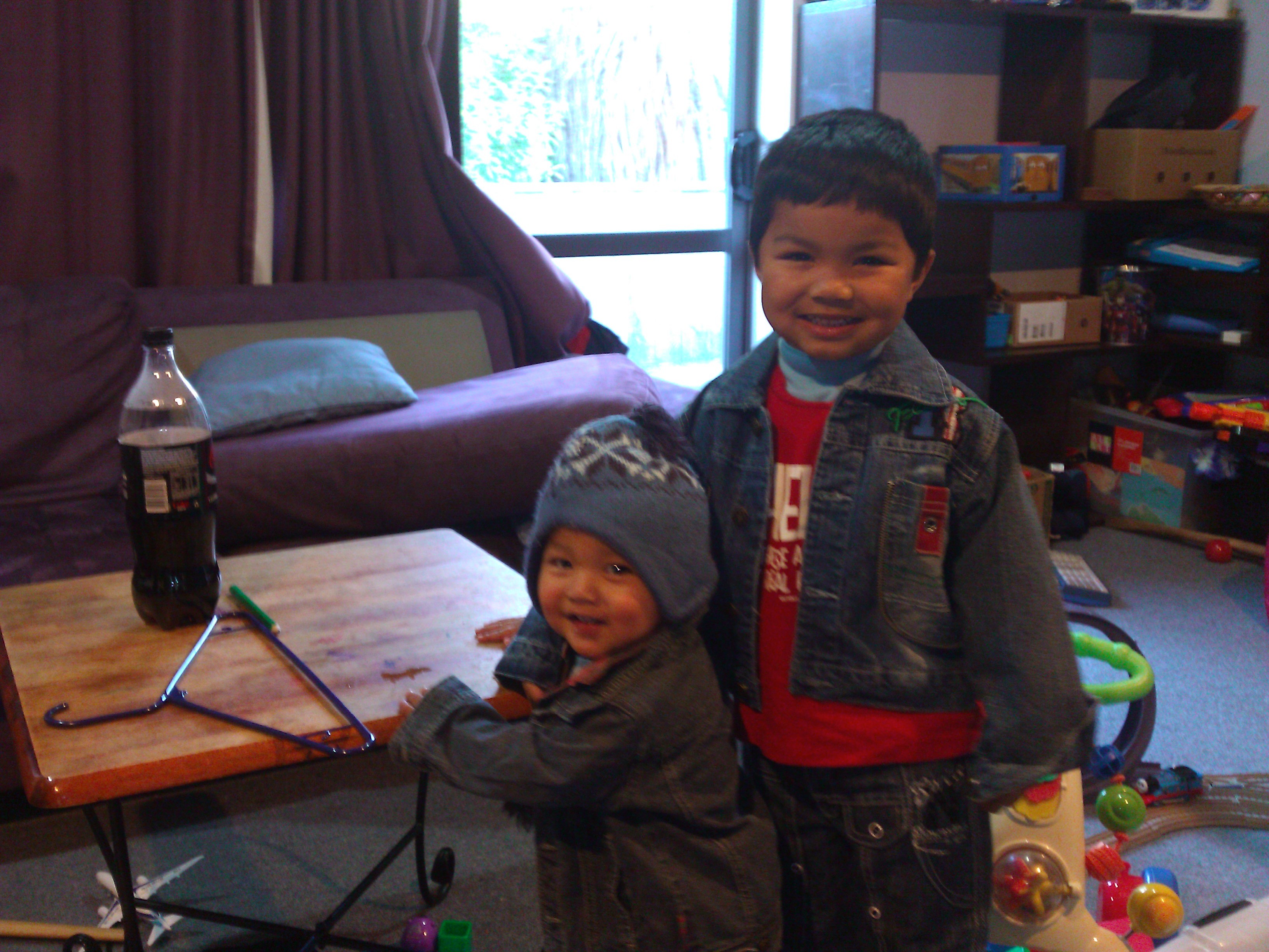 Pictures of my kids - visit them at www.dylanchandra.com or www.flynnchandra.com