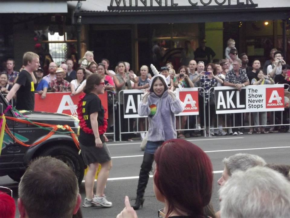 Unicorn vivster81 at the Pride Parade in Auckland 2014