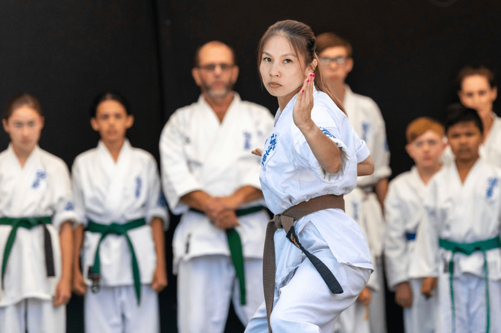 Me doing karate at the Japan Festival (photo credit Rob Stone Photography)