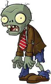 Zombie illustration from Plant vs Zombies